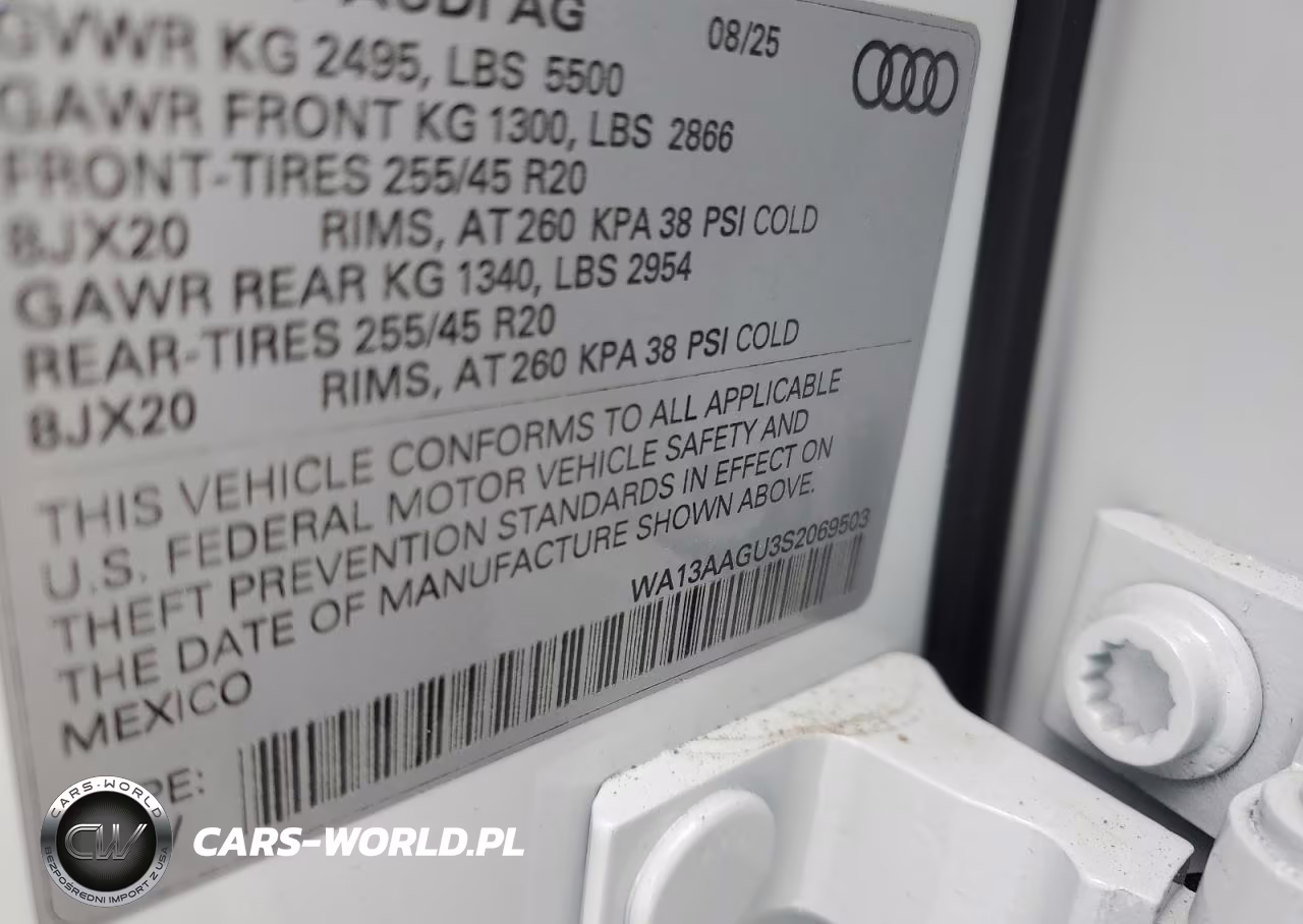 2025 Audi Q5 Prestige VIN:WA13AAGU3S2069503 - 14