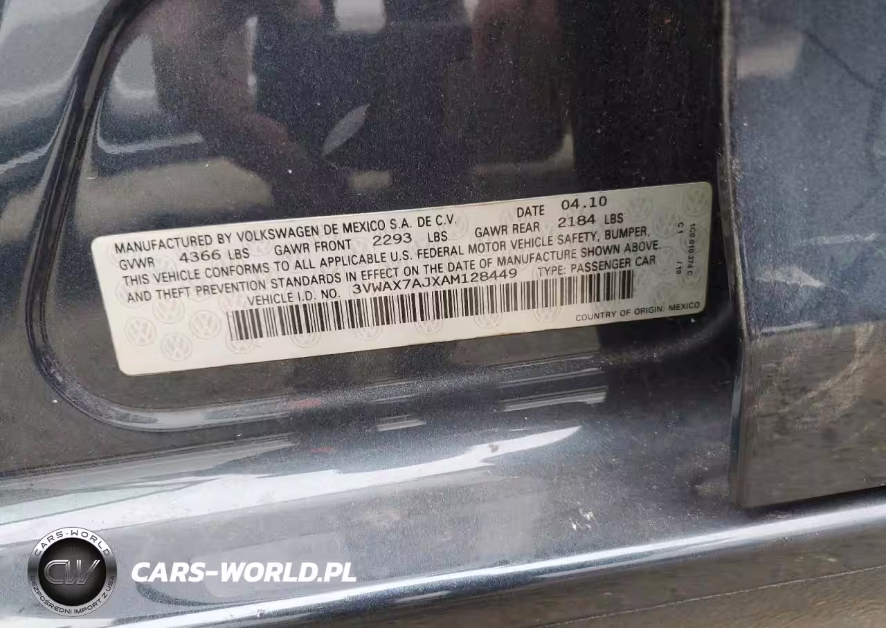 2010 Volkswagen Jetta Limited VIN:3VWAX7AJXAM128449 - 12