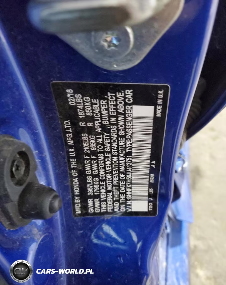 2018 Honda Civic Ex VIN:SHHFK7H56JU413751 - 12