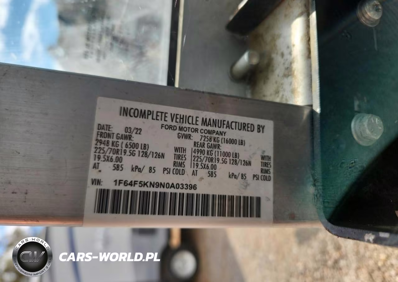 2022 Ford F550 Delivery Truck VIN:1F64F5KN9N0A03396 - 13