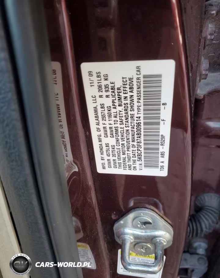 2010 Honda Accord Exl VIN:5KBCP3F87AB009614 - 13