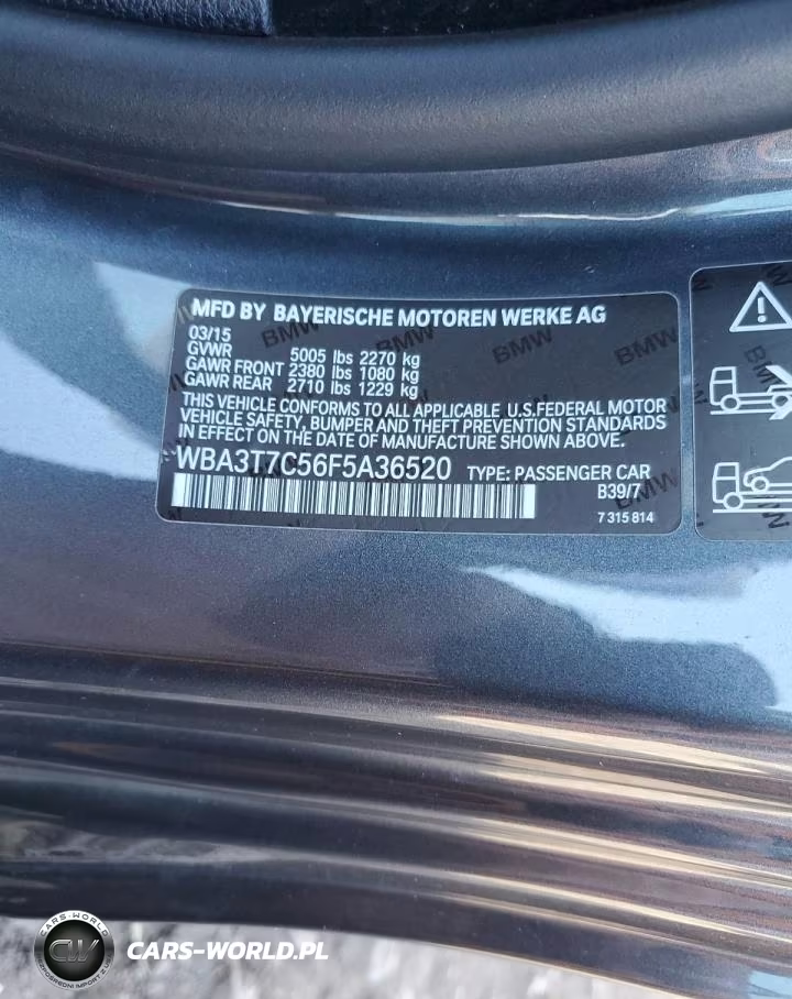 2015 BMW 435 Xi VIN:WBA3T7C56F5A36520 - 12