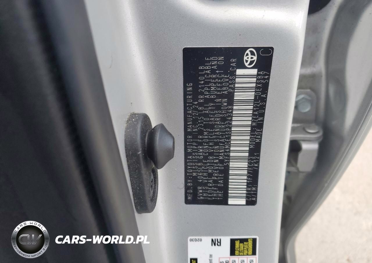2025 Toyota Corolla Se VIN:5YFS4MCE1SP224348 - 12