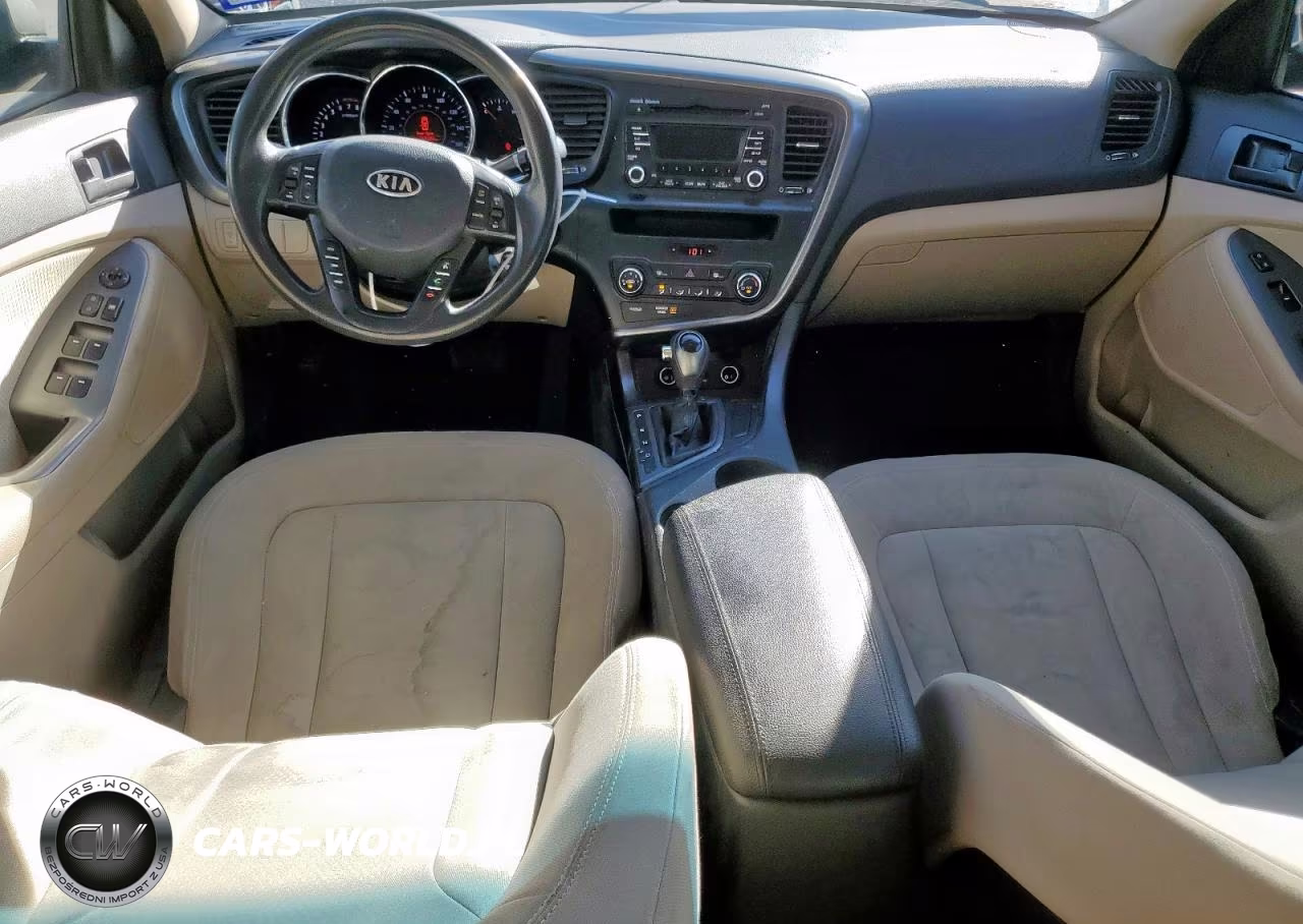 2011 Kia Optima Lx VIN:KNAGM4A78B5166730 - 8