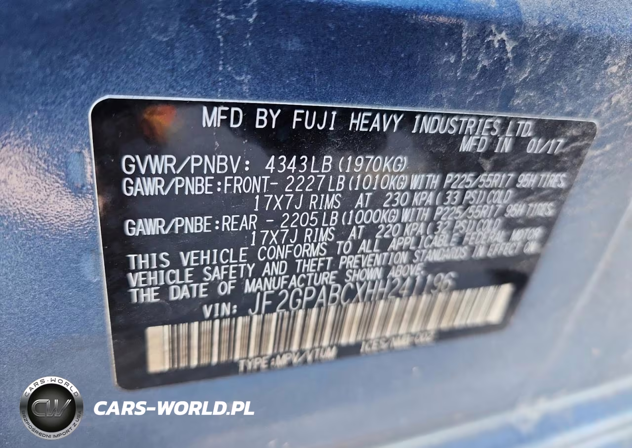 2017 Subaru Crosstrek Premium VIN:JF2GPABCXHH241196 - 12