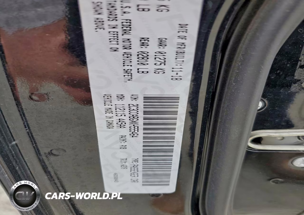 2019 Chrysler 300 S VIN:2C3CCABGXKH555464 - 12