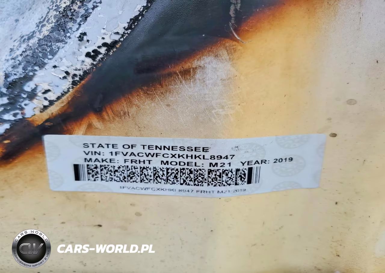 2019 Freightliner Business Class M2 Rollbac Truck VIN:1FVACWFCXKHKL8947 - 11