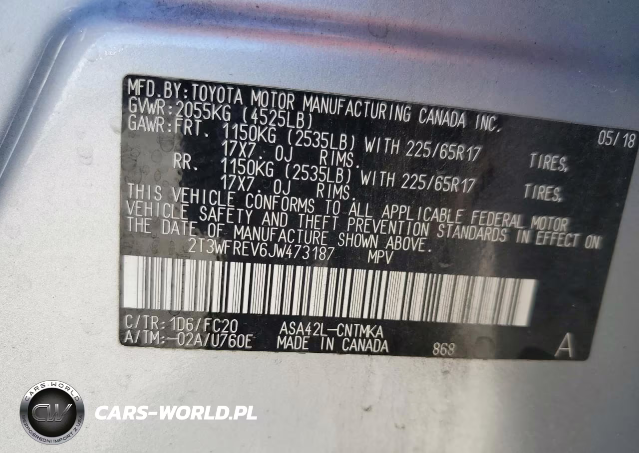 2018 Toyota Rav4 Adventure VIN:2T3WFREV6JW473187 - 13