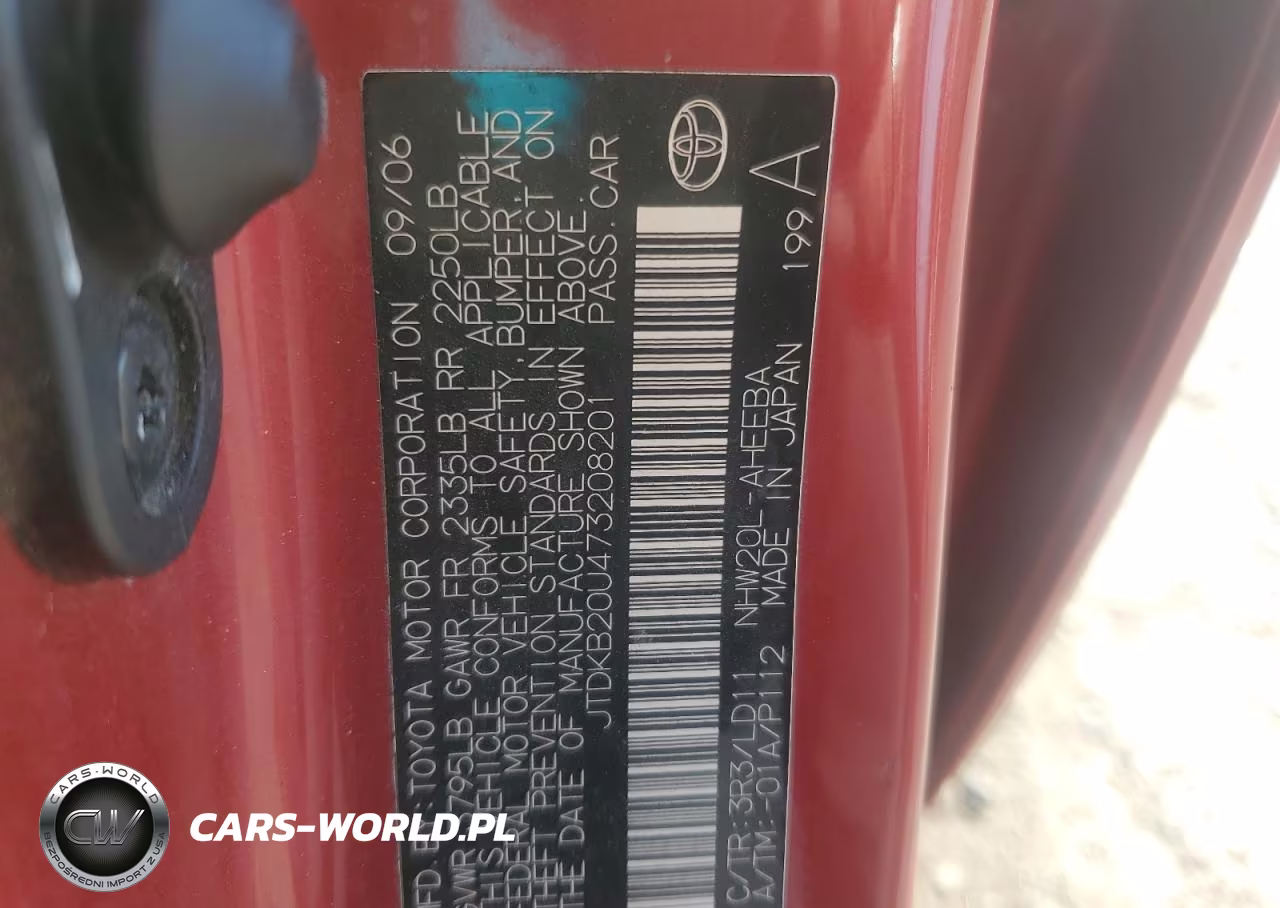 2007 Toyota Prius VIN:JTDKB20U473208201 - 12