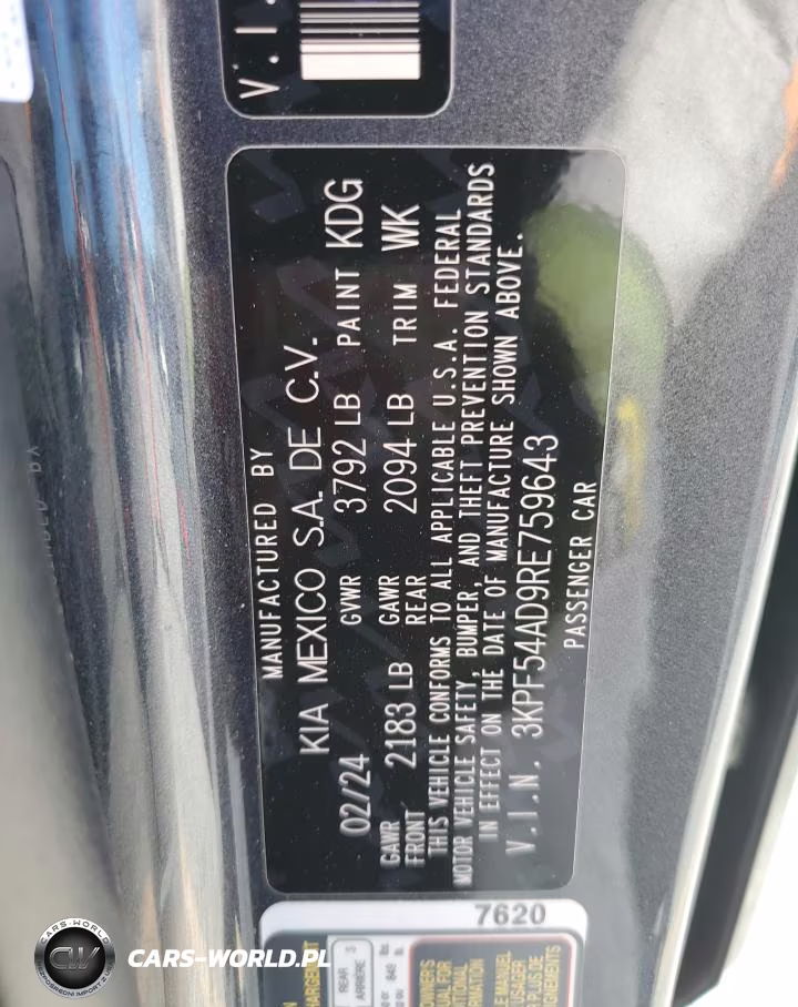 2024 Kia Forte Gt Line VIN:3KPF54AD9RE759643 - 12