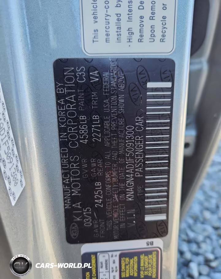 2015 Kia Optima Hybrid VIN:KNAGN4AD1F5091300 - 12