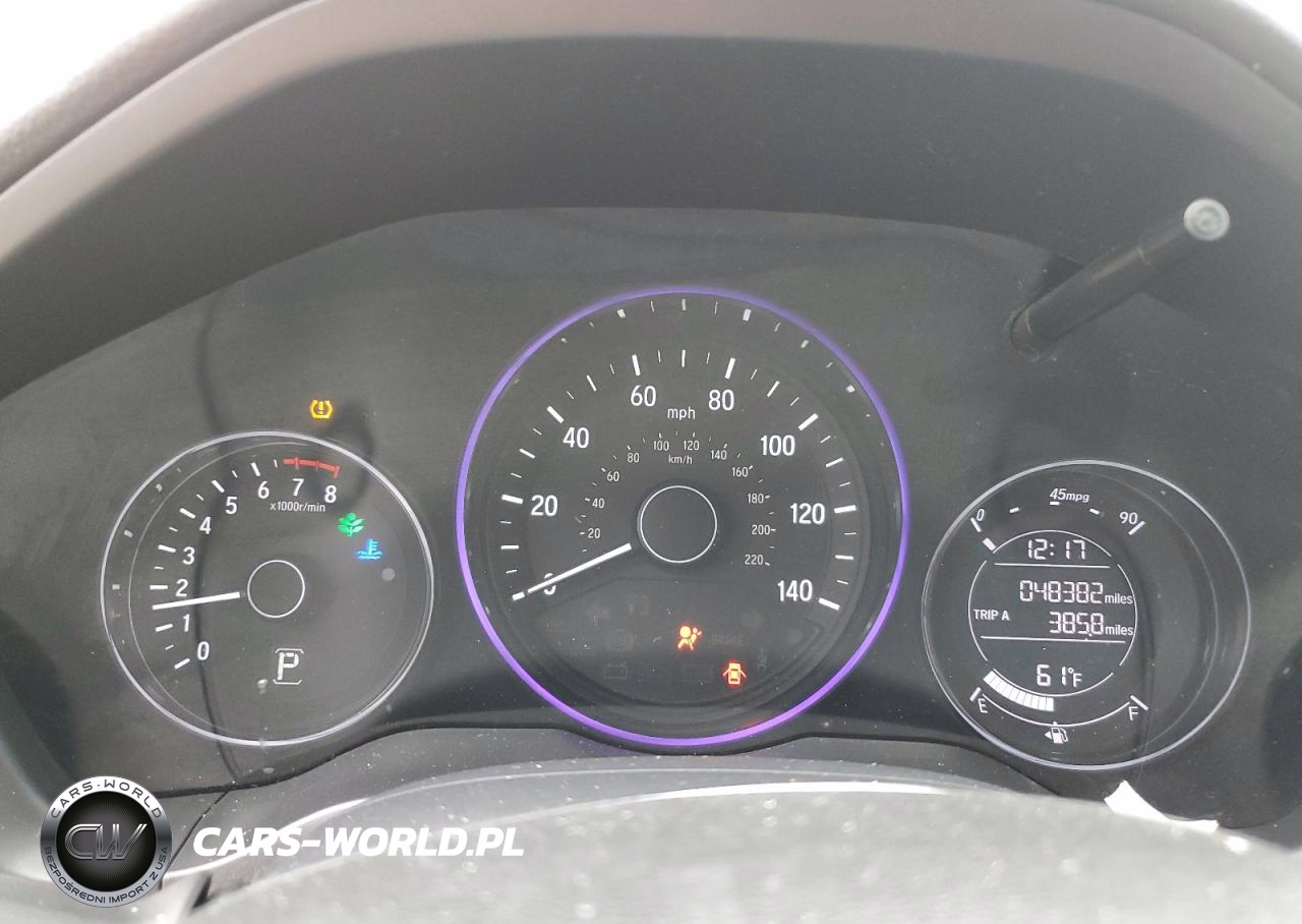 2022 Honda Hr-V Lx VIN:3CZRU6H30NM736562 - 9