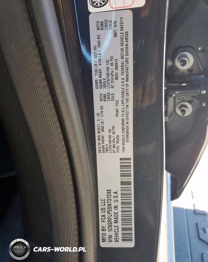 2025 Ram 1500 Rebel VIN:1C6SRFLP5SN737248 - 13
