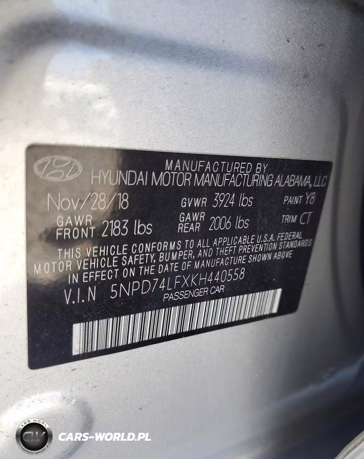 2019 Hyundai Elantra Se VIN:5NPD74LFXKH440558 - 13