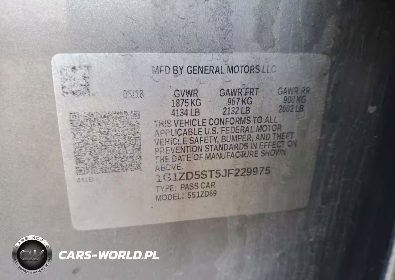 2018 Chevrolet Malibu Lt VIN:1G1ZD5ST5JF229975 - 12
