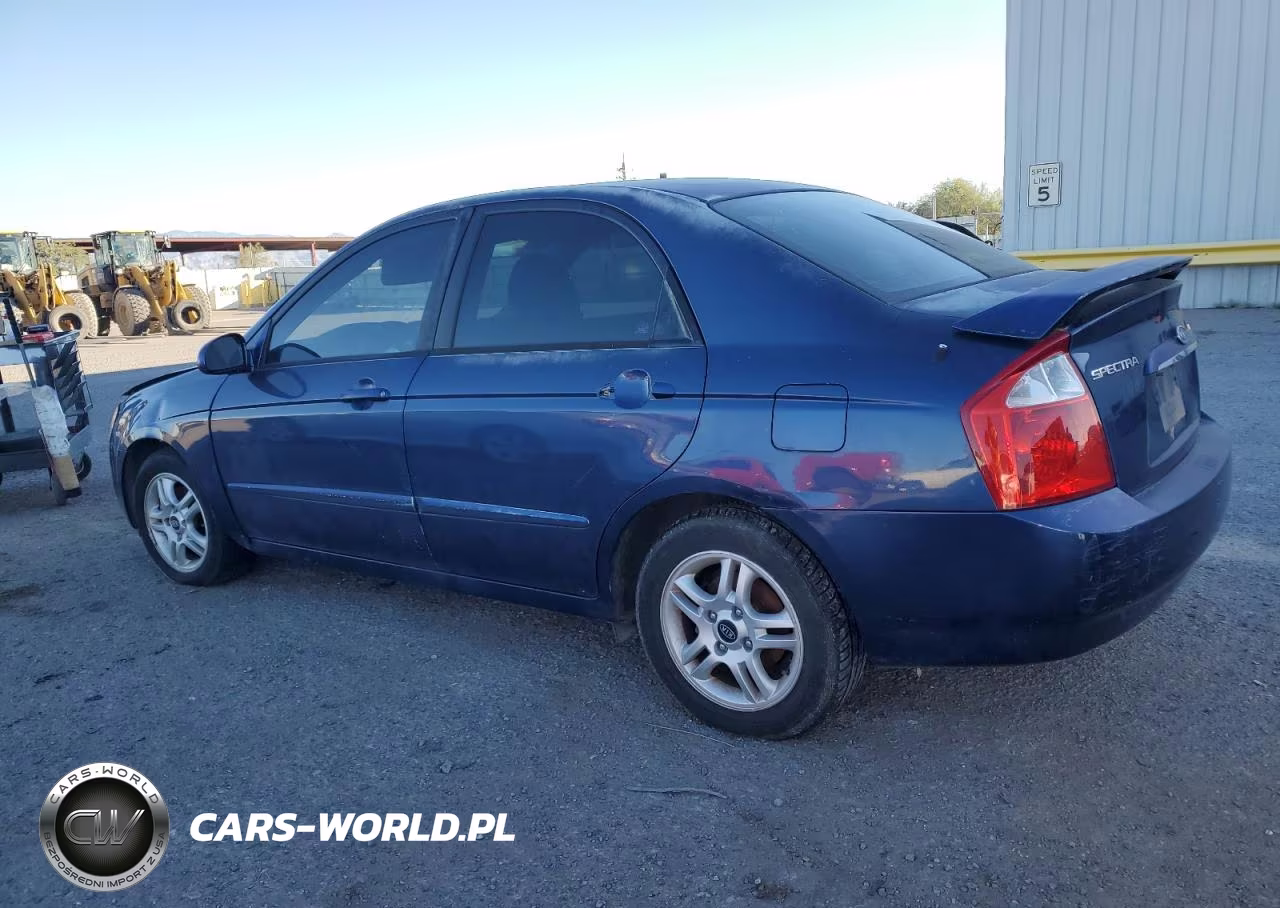 2004 Kia Spectra Lx VIN:KNAFE122745052456 - 2