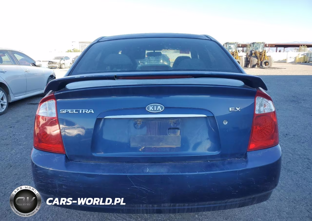 2004 Kia Spectra Lx VIN:KNAFE122745052456 - 6