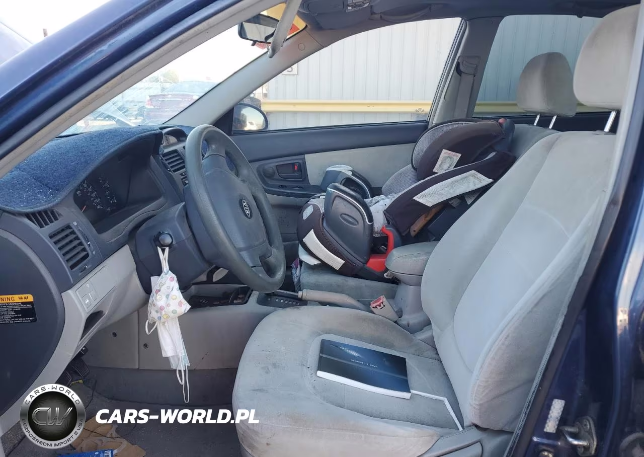 2004 Kia Spectra Lx VIN:KNAFE122745052456 - 7