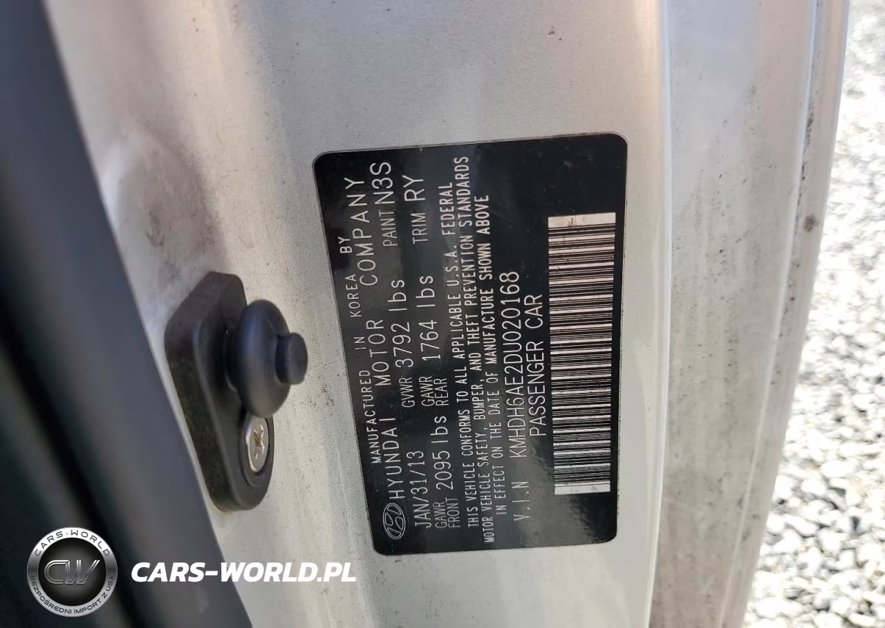 2013 Hyundai Elantra Coupe Gs VIN:KMHDH6AE2DU020168 - 12