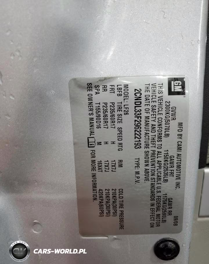2009 Chevrolet Equinox Lt VIN:2CNDL33F296222193 - 13