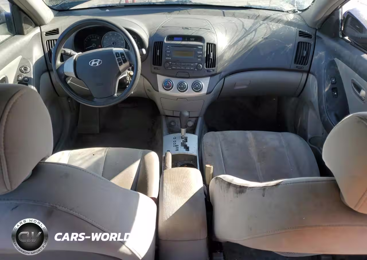 2007 Hyundai Elantra Gls VIN:KMHDU46D27U176215 - 8