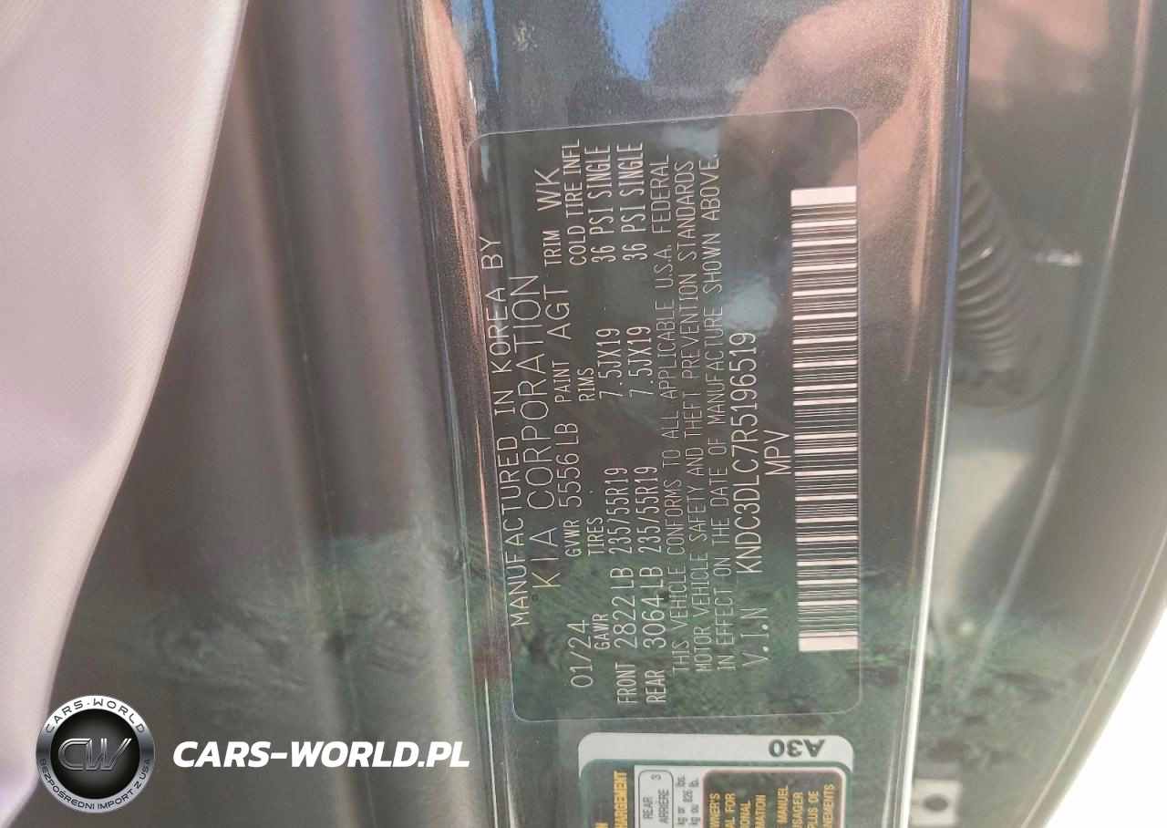 2024 Kia Ev6 Light VIN:KNDC3DLC7R5196519 - 13