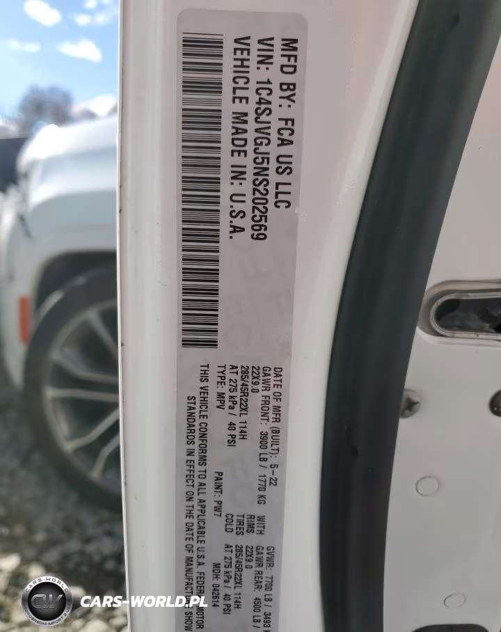 2022 Jeep Grand Wagoneer Series Iii VIN:1C4SJVGJ5NS202569 - 12