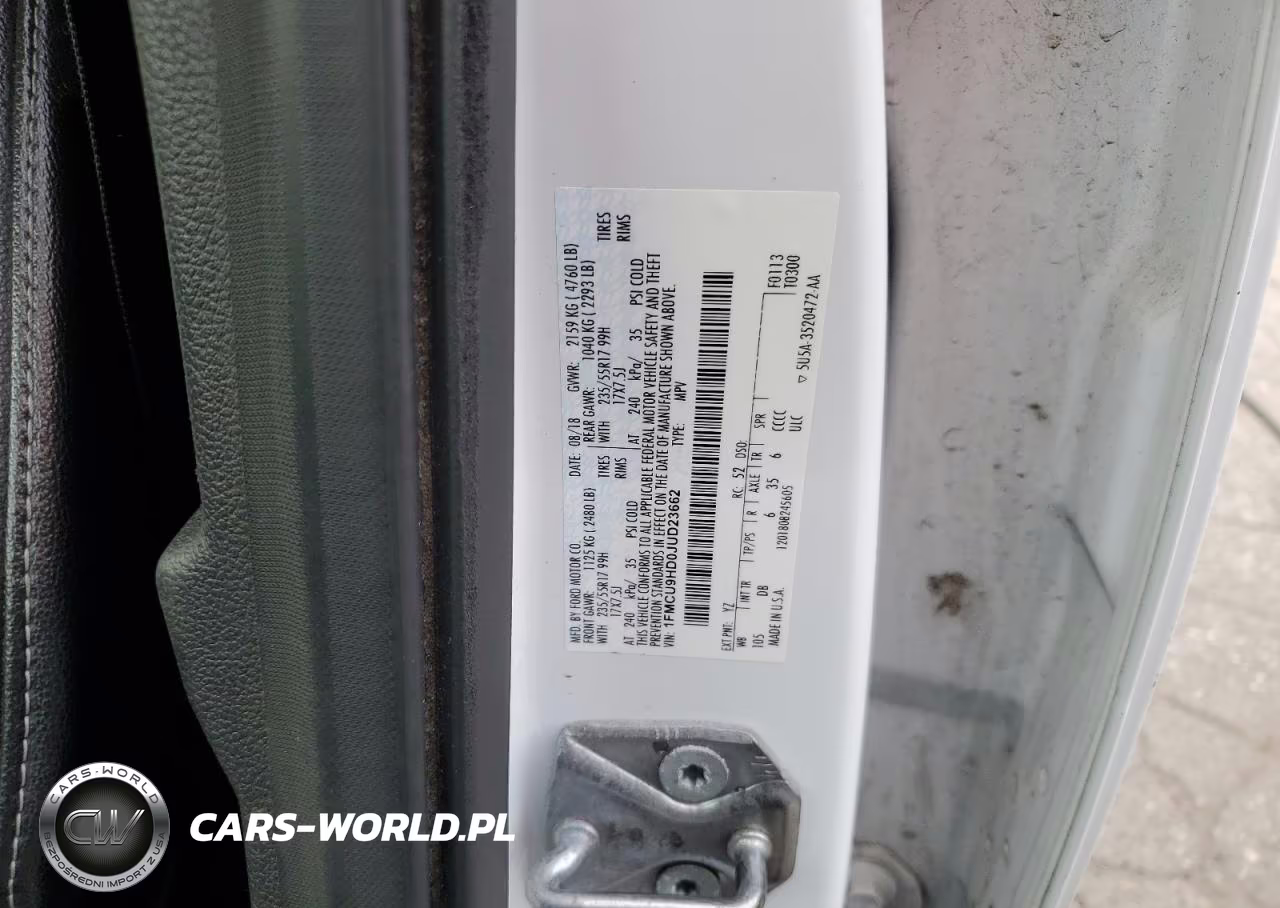 2018 Ford Escape Sel VIN:1FMCU9HD0JUD23662 - 13