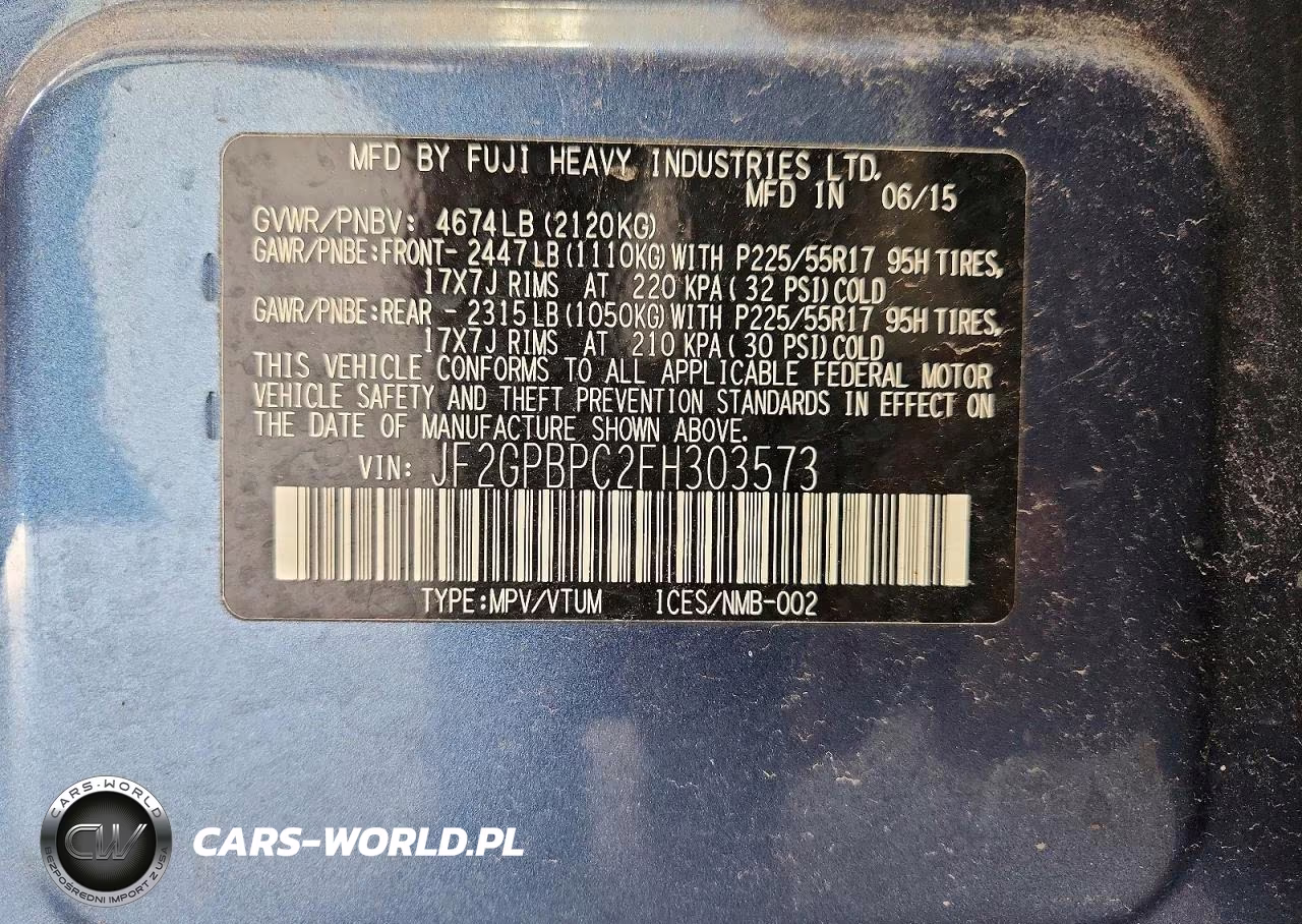 2015 Subaru Xv Crosstrek 2.0I Hybrid Touring VIN:JF2GPBPC2FH303573 - 13