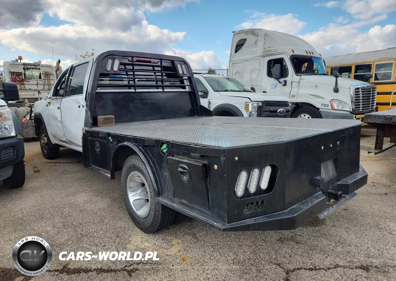 2022 GMC Sierra K3500 Flatbed Truck VIN:1GD49TEY4NF177464 - 2