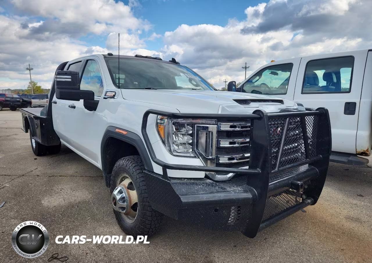 2022 GMC Sierra K3500 Flatbed Truck VIN:1GD49TEY4NF177464 - 4
