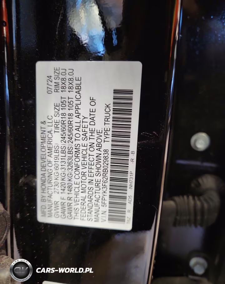 2024 Honda Ridgeline Trail Sport VIN:5FPYK3F62RB029838 - 13