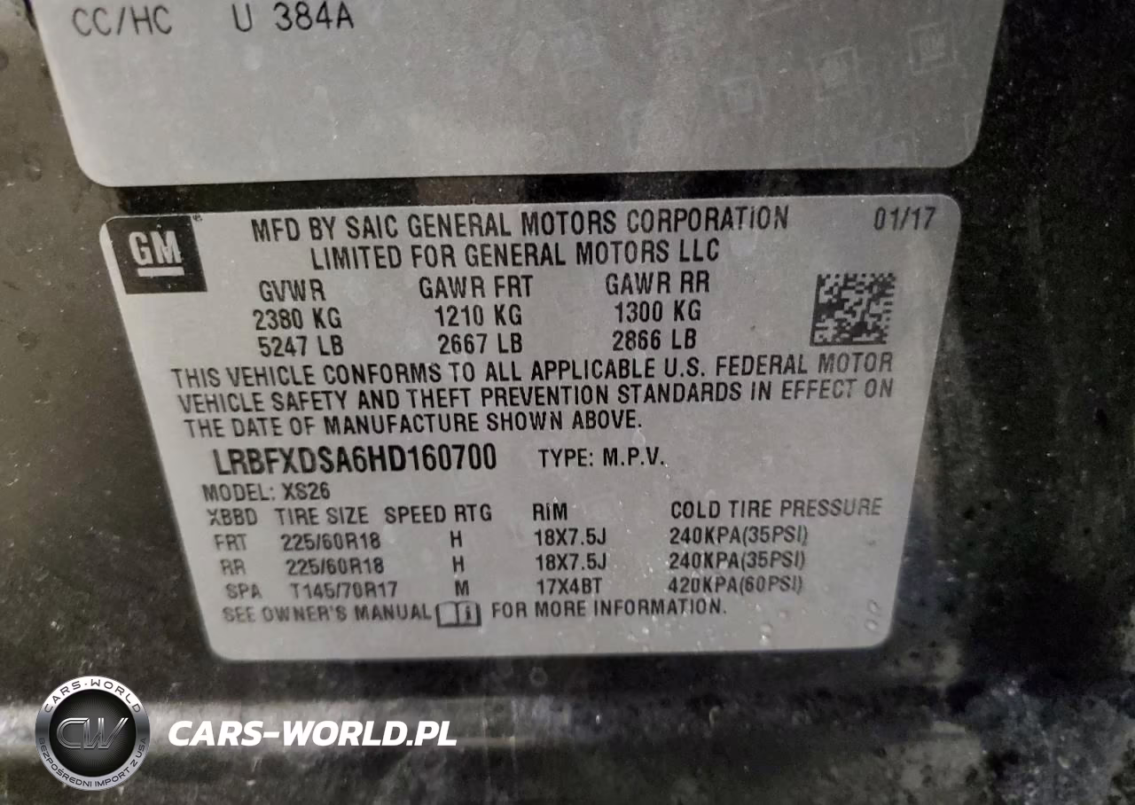 2017 Buick Envision Essence VIN:LRBFXDSA6HD160700 - 13