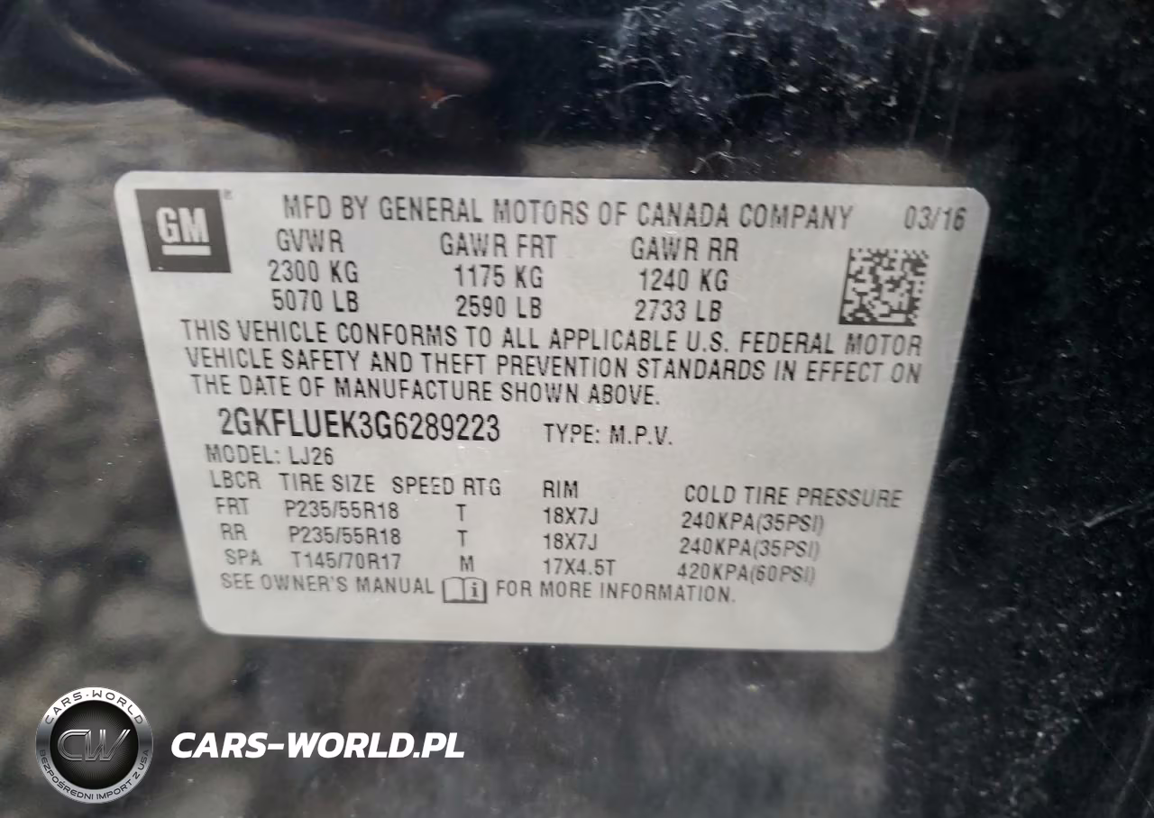 2016 GMC Terrain Slt VIN:2GKFLUEK3G6289223 - 12