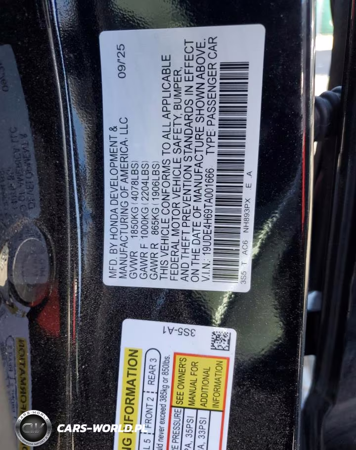 2026 Acura Integra A-Spec Tech VIN:19UDE4H69TA001666 - 12