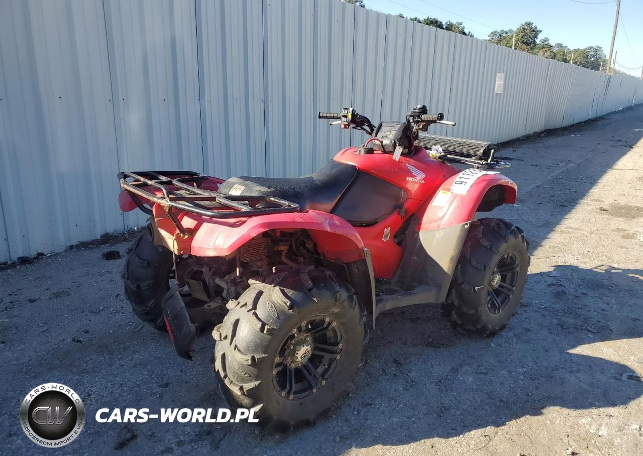 2013 Honda Fourtrax Rancher Atv VIN:1HFTE3744D4400088 - 4