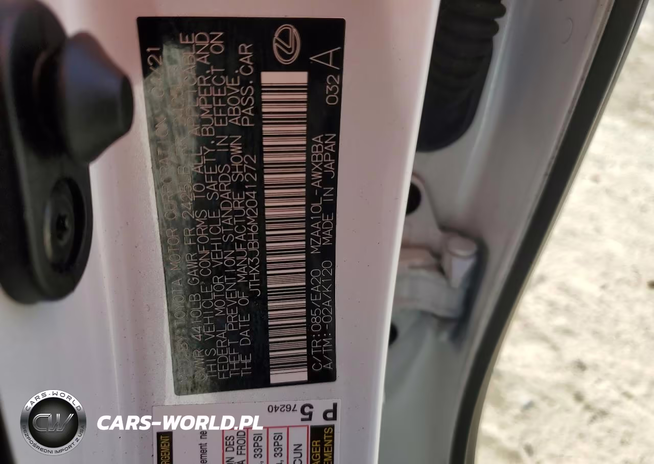 2021 Lexus Ux 200 VIN:JTHX3JBH6M2041272 - 14