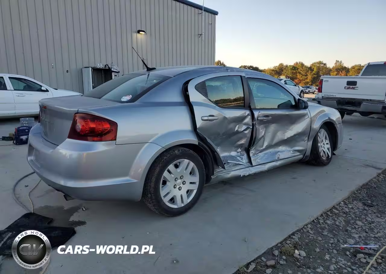 2014 Dodge Avenger Se VIN:1C3CDZABXEN118884 - 3
