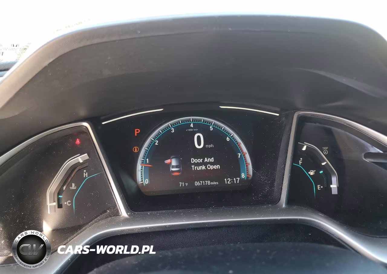 2020 Honda Civic Ex VIN:19XFC1F33LE025009 - 9