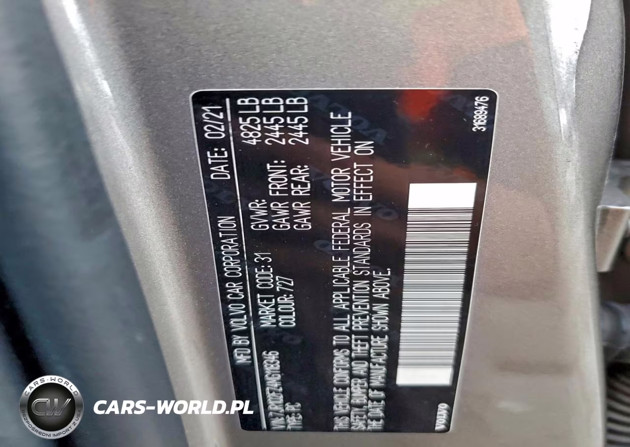 2021 Volvo S60 T5 R-Design VIN:7JR102FZ4MG118346 - 13