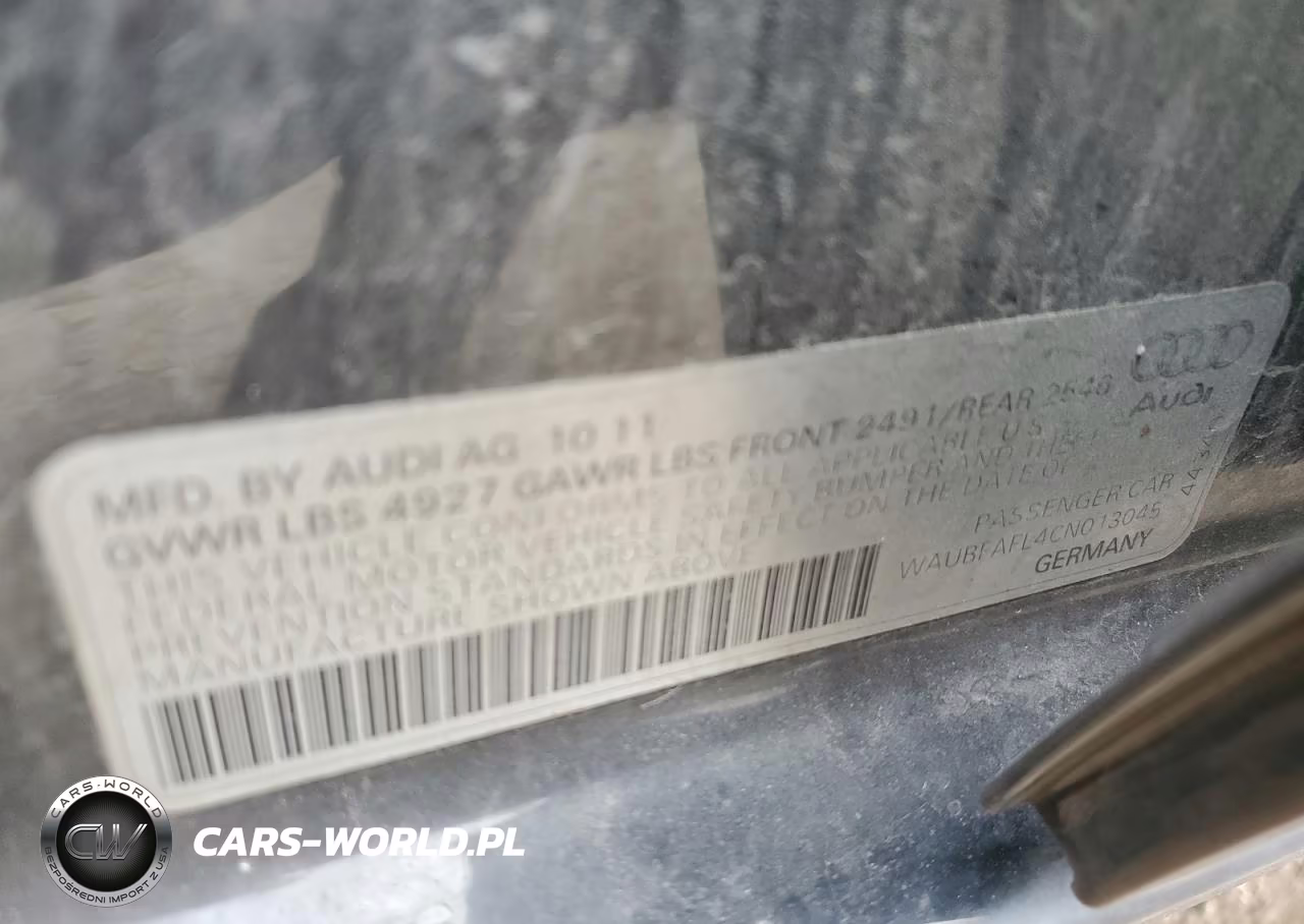 2012 Audi A4 Premium VIN:WAUBFAFL4CND13045 - 12