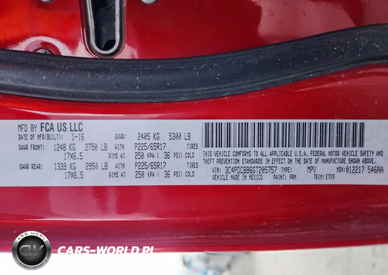 2016 Dodge Journey Sxt VIN:3C4PDCBB6GT205757 - 14
