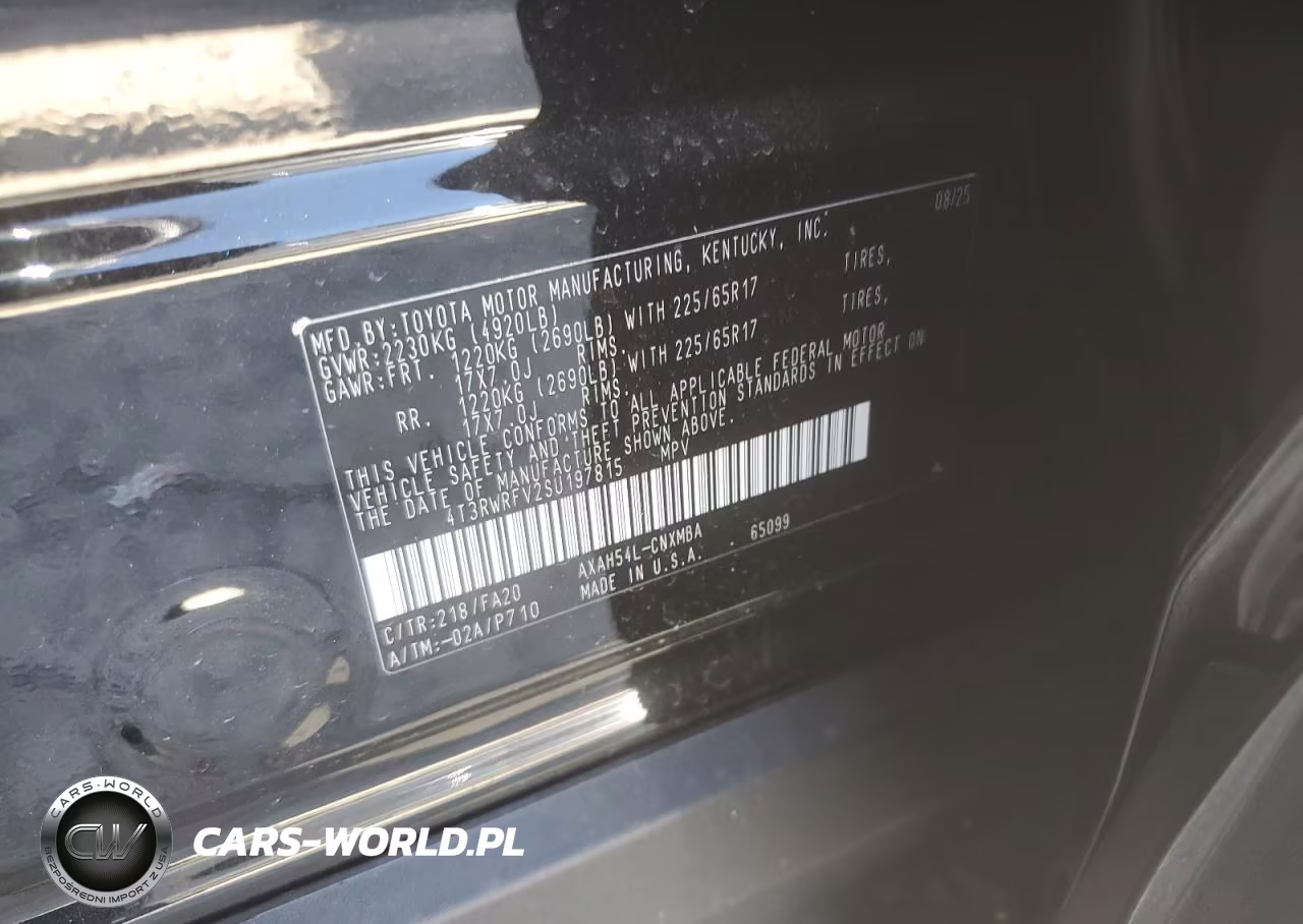 2025 Toyota Rav4 Hybrid Xle VIN:4T3RWRFV2SU197815 - 13
