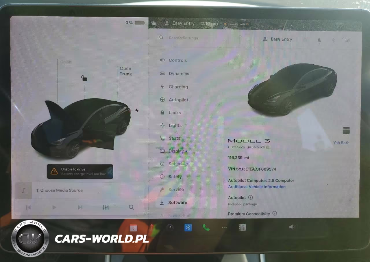 2018 Tesla Model 3 VIN:5YJ3E1EA7JF089574 - 9