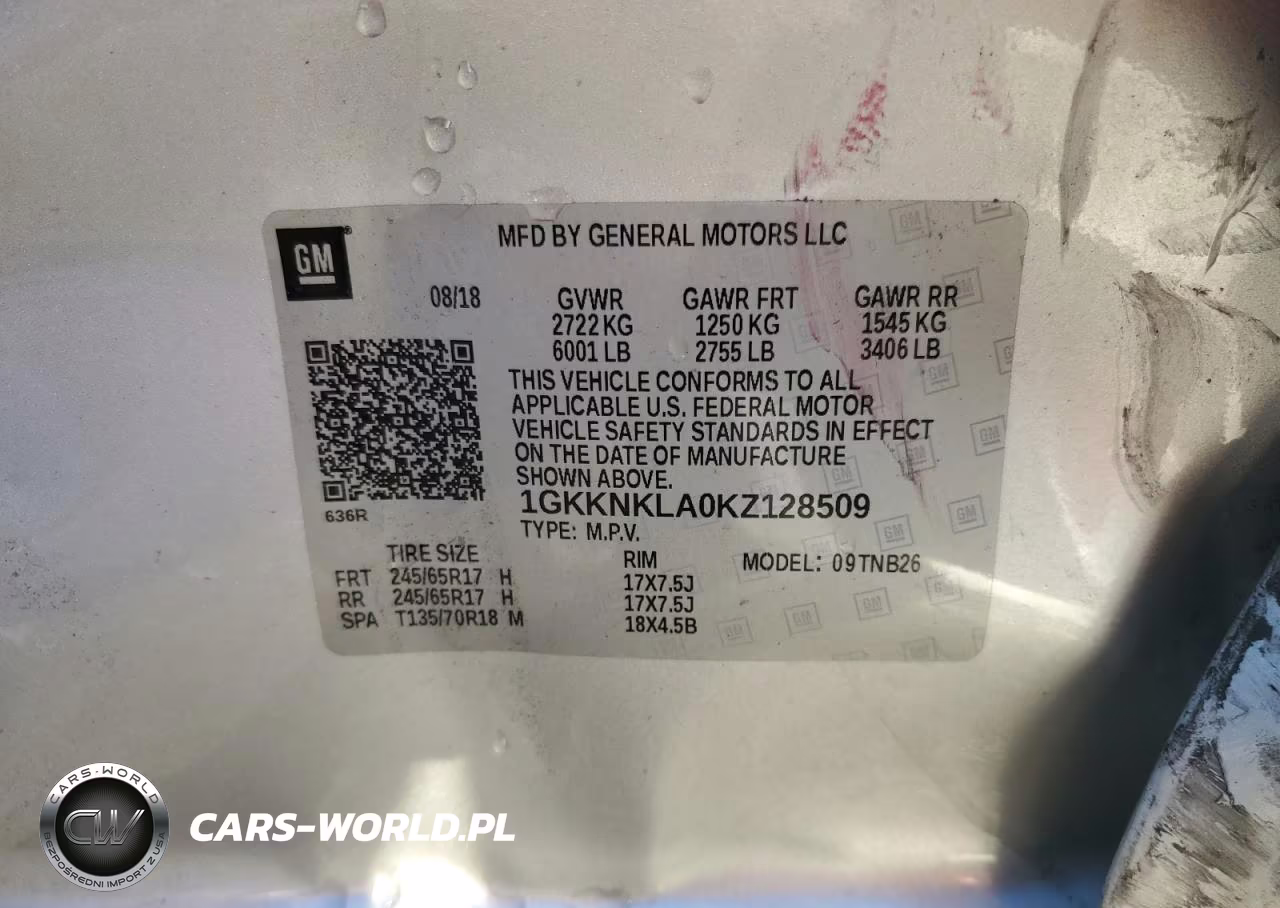 2019 GMC Acadia Sle VIN:1GKKNKLA0KZ128509 - 13