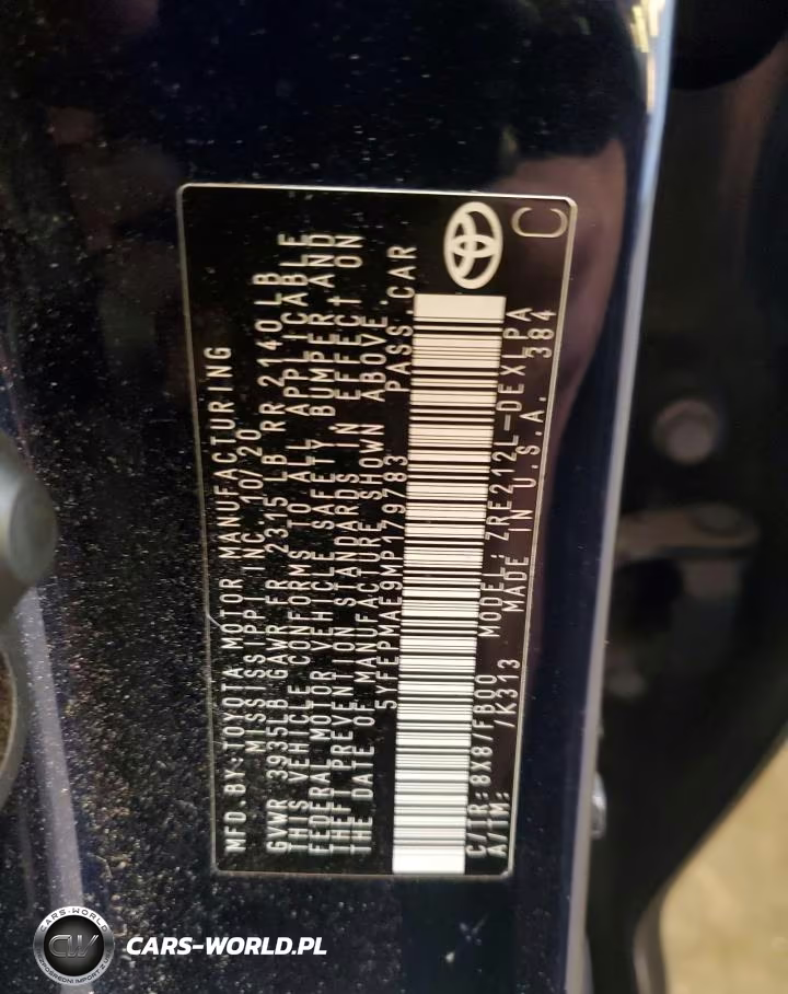 2021 Toyota Corolla Le VIN:5YFEPMAE9MP179783 - 13