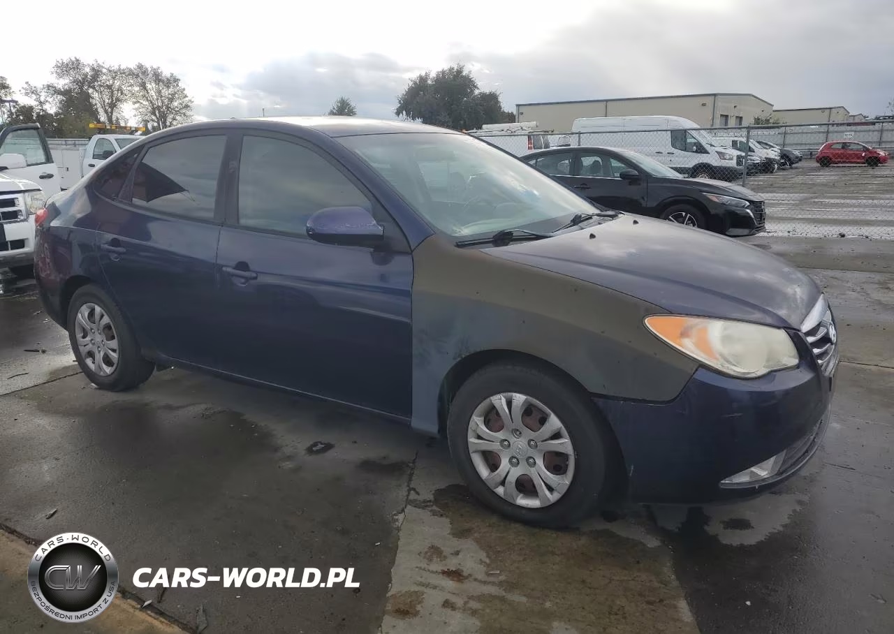 2010 Hyundai Elantra Blue VIN:KMHDU4AD7AU923385 - 4
