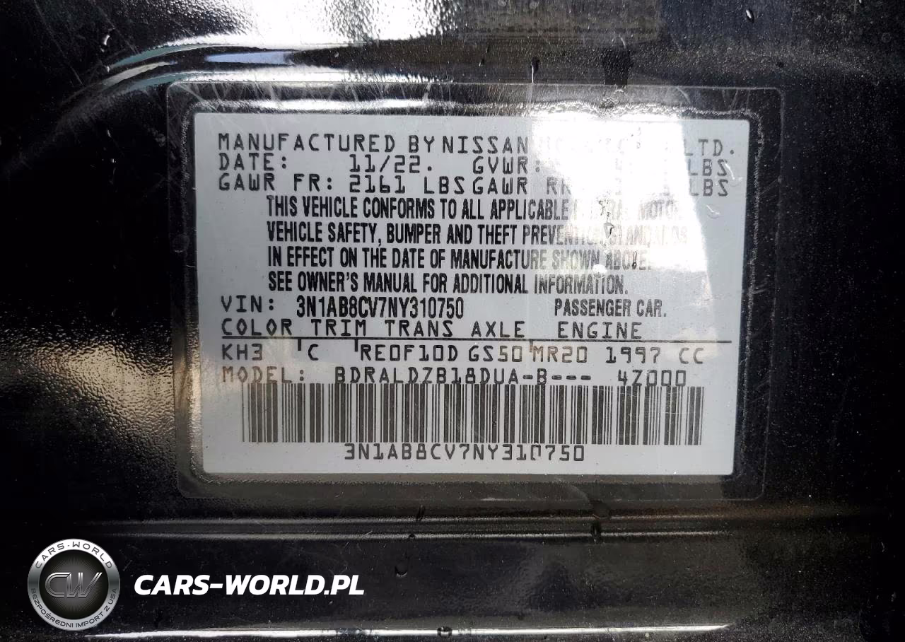 2022 Nissan Sentra Sv VIN:3N1AB8CV7NY310750 - 13