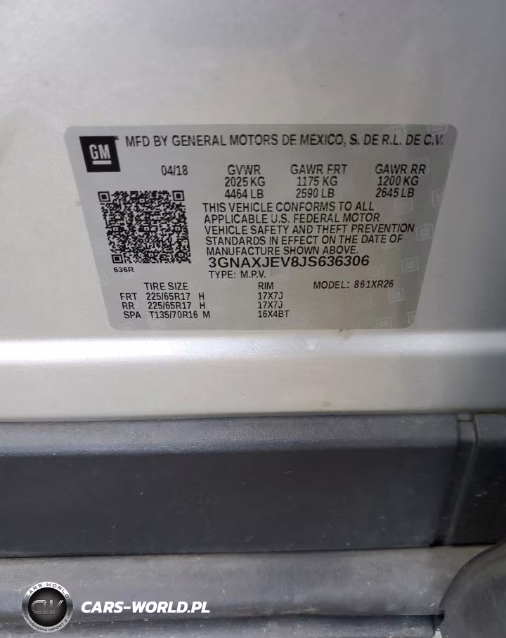 2018 Chevrolet Equinox Lt VIN:3GNAXJEV8JS636306 - 13
