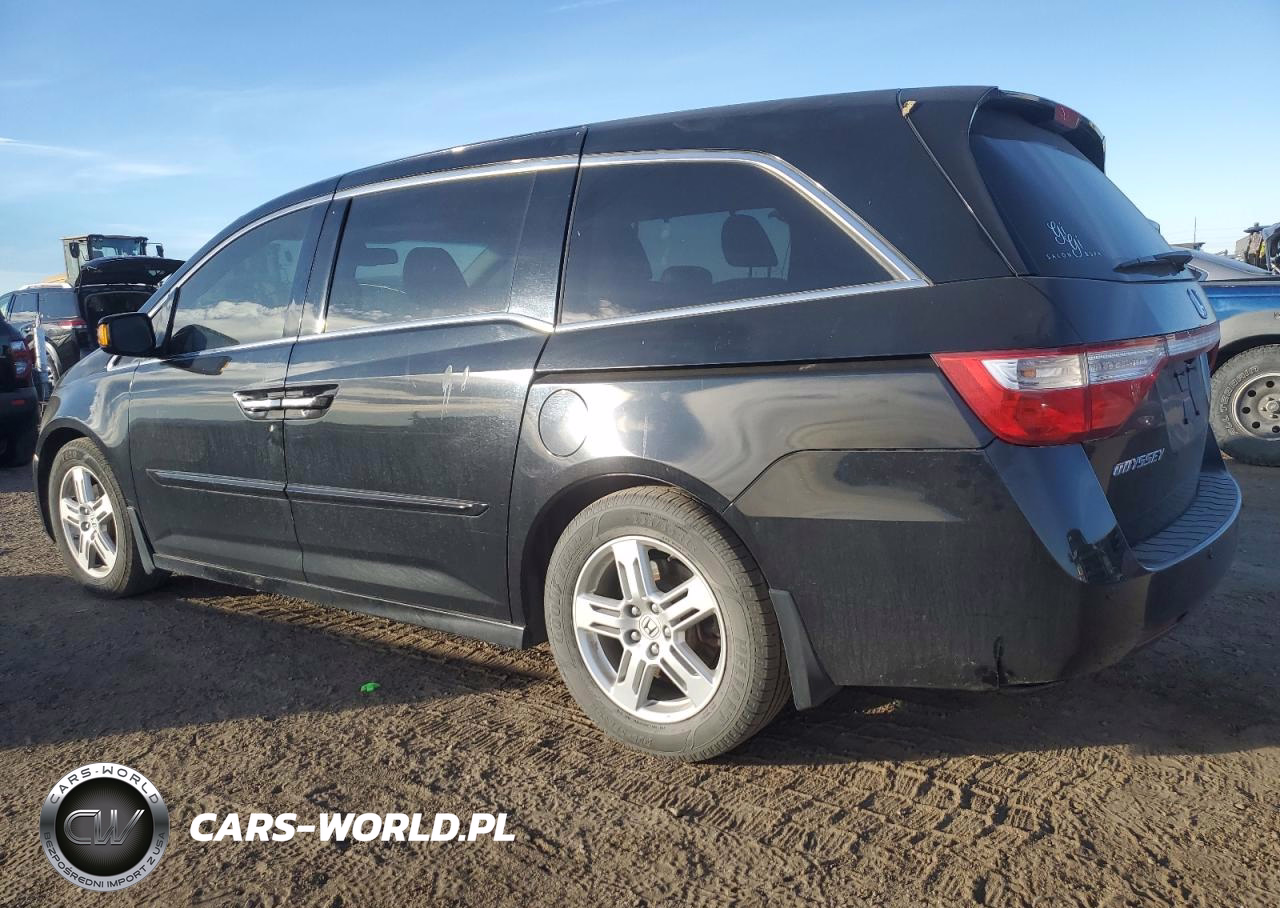 2011 Honda Odyssey Touring VIN:5FNRL5H99BB091532 - 2